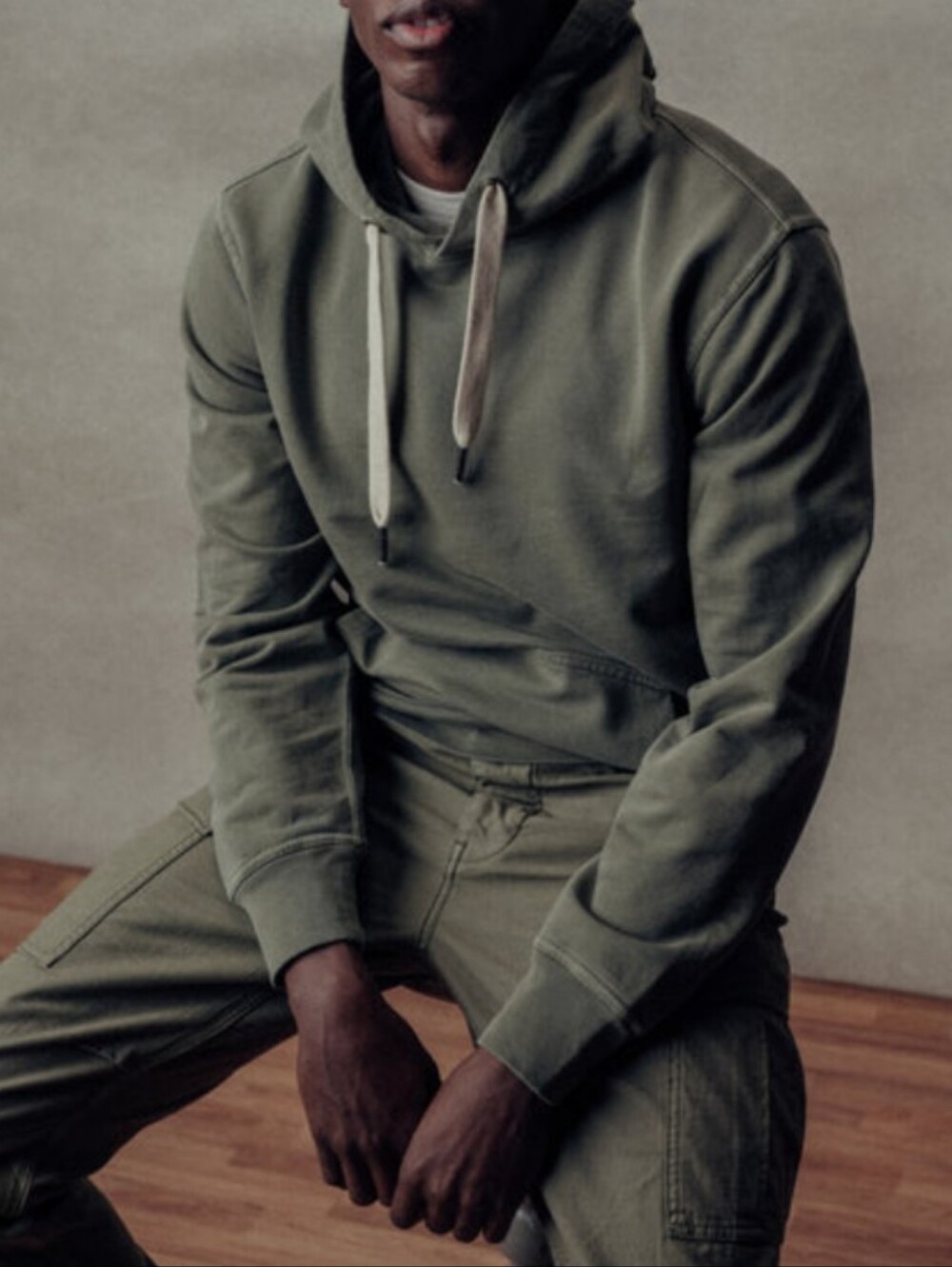 Buck Mason Brushed Loopback Hoodie Cotton